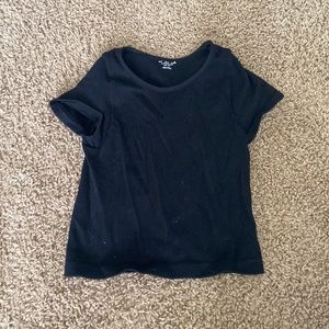 Urban out from under black baby tee